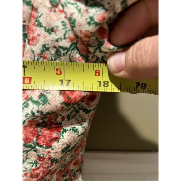 Talbots Cute Spring Floral Blazer Jacket Size 12P Red Pink Green Career - Picture 10 of 12